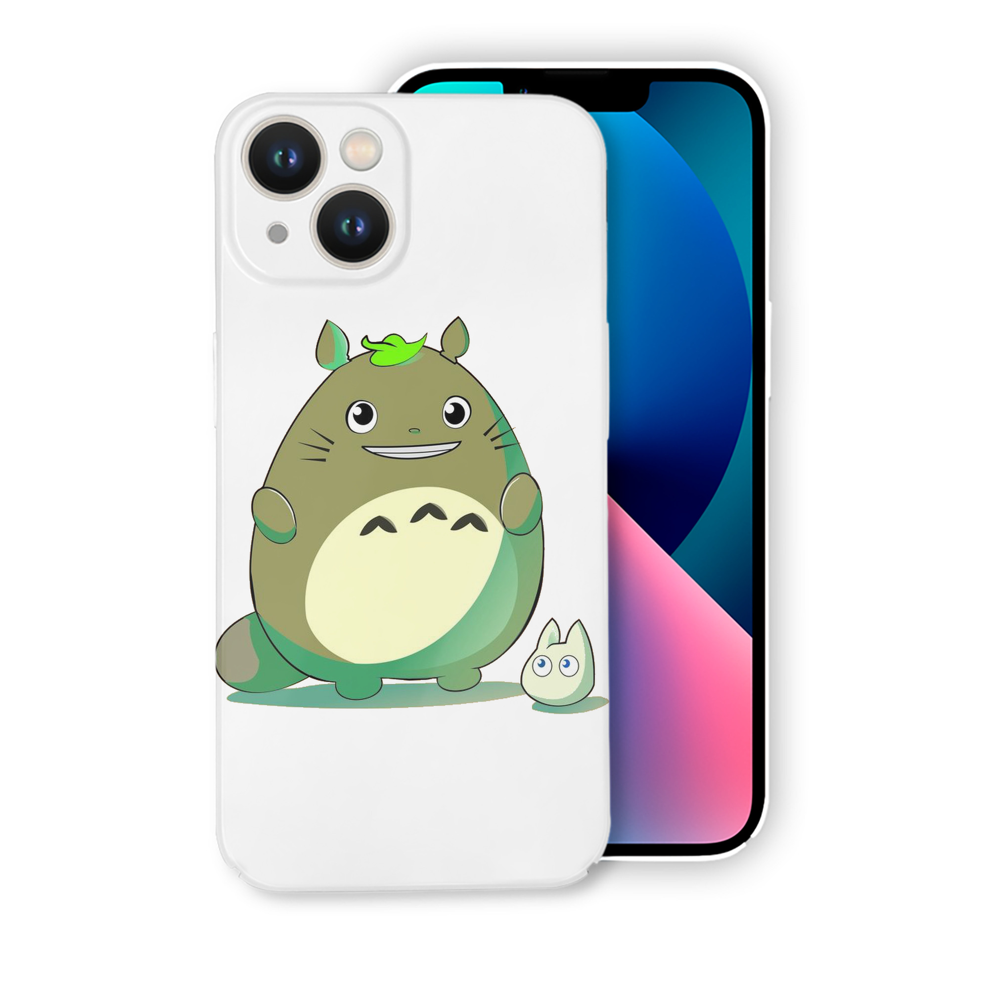 （画像用） となりのトトロ 草壁メイ 草壁サツキ My Neighbor Totoro Satsuki Kusakabe Mei Kusakabe 【iPhone 14シリーズ対応】ハードケース